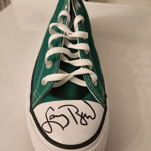Larry Bird Signed Converse All-Star Shoe (JSA & Bird COA) - Picture 3 of 6